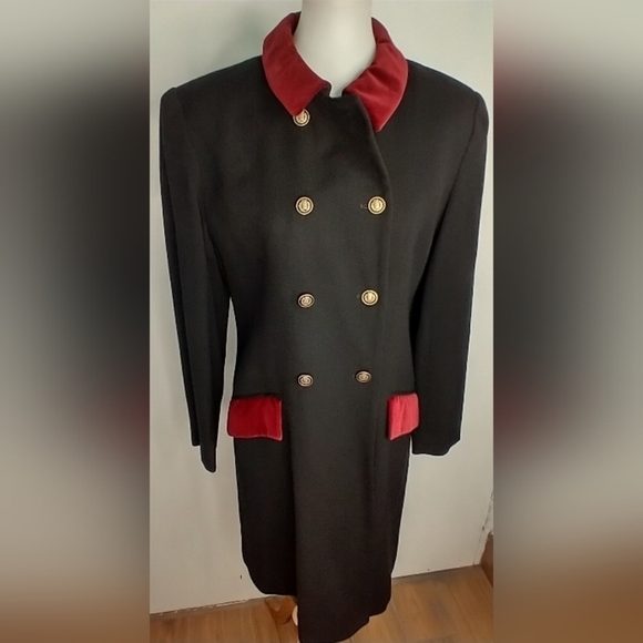 VINTAGE JONES NEW YORK DOUBLE BREASTED COAT - Picture 3 of 8